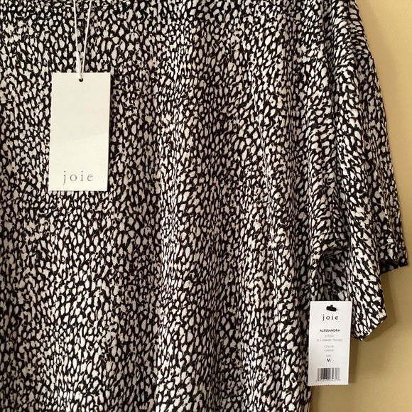 Joie Black and White Women's Top - Picture 4 of 8